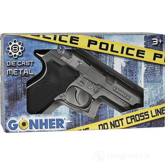 Pistola Polizia  8 Colpi Steel (125/0)