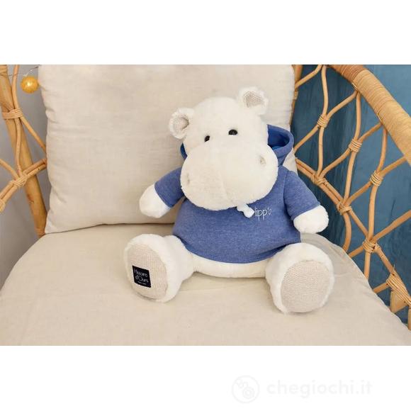 Ippopotamo Morbido Bianco Con Felpa 45 Cm (DO46030)