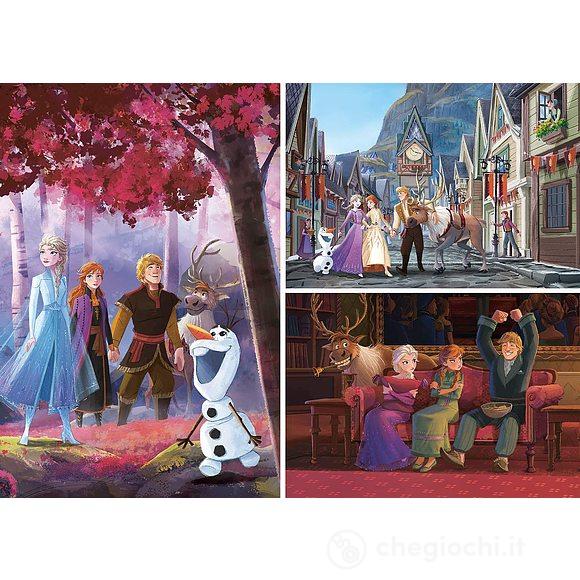 Disney Frozen 2-3x48 pezzi-materiali 100% riciclati Play For Future (25255)