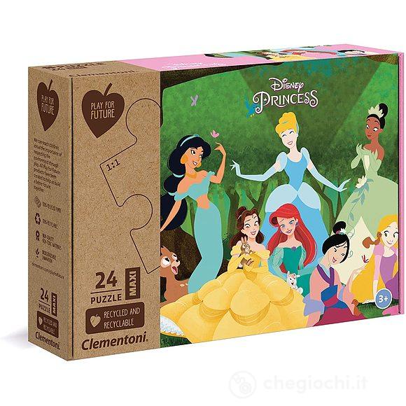 Disney Princess puzzle 24 pezzi materiali 100% riciclati - Play For ...