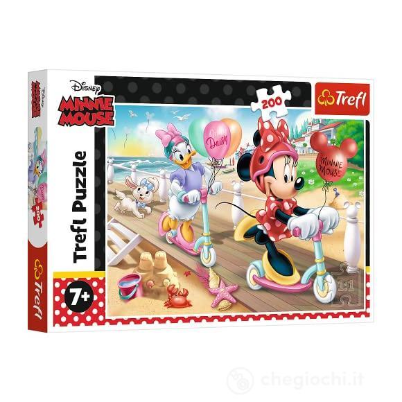 Disney: Trefl - Puzzle 200 - Minnie On The Beach