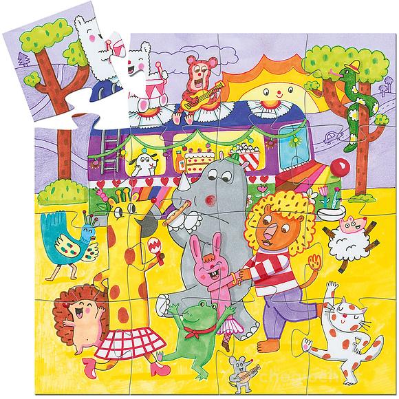 The rainbow bus - Puzzle - Silhouette puzzles (DJ07272)