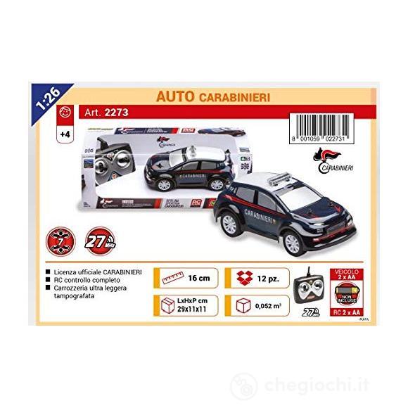 Auto Carabinieri 1:26 Controllo Completo