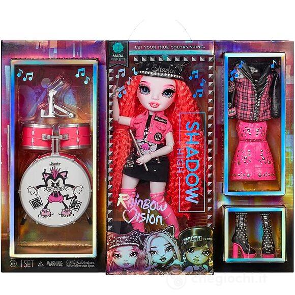 Bambola Rainbow High Vision Divas Mara Pinkett Rosa e Nero