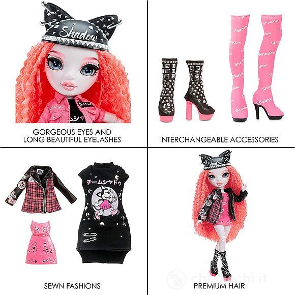 Bambola Rainbow High Vision Divas Mara Pinkett Rosa e Nero