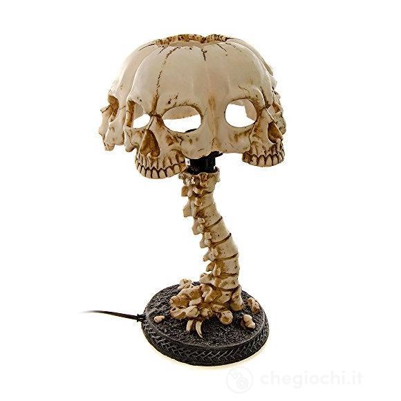 Atrocity Natural Bone Skull N Spine Lamp