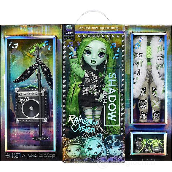 Bambola Rainbow High Vision Divas Harley Limestone Verde e