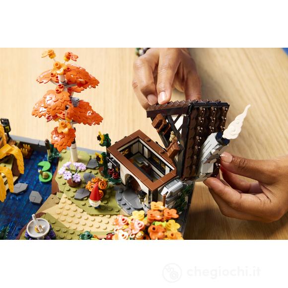 LEGO Icons 11372 Giardino Autunnale del Cottage, Kit Modellismo Adulti, Decorazione Camera da Letto Fai da te, Idea Regalo
