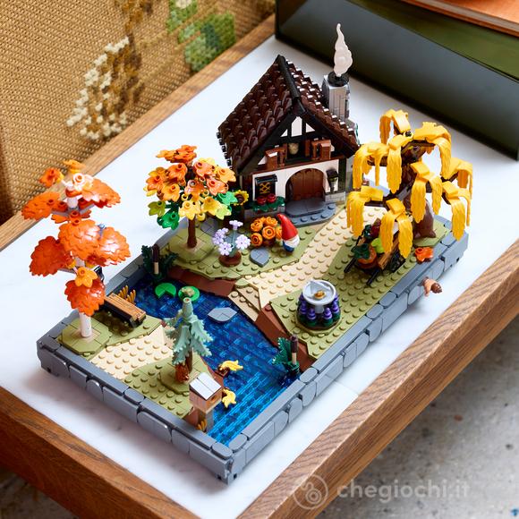 LEGO Icons 11372 Giardino Autunnale del Cottage, Kit Modellismo Adulti, Decorazione Camera da Letto Fai da te, Idea Regalo