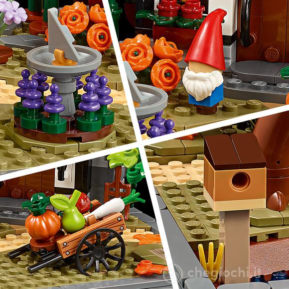 LEGO Icons 11372 Giardino Autunnale del Cottage, Kit Modellismo Adulti, Decorazione Camera da Letto Fai da te, Idea Regalo