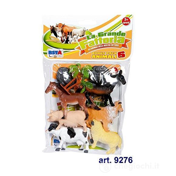 Animali Fattoria 6 Pz. + Albero (RA3741)