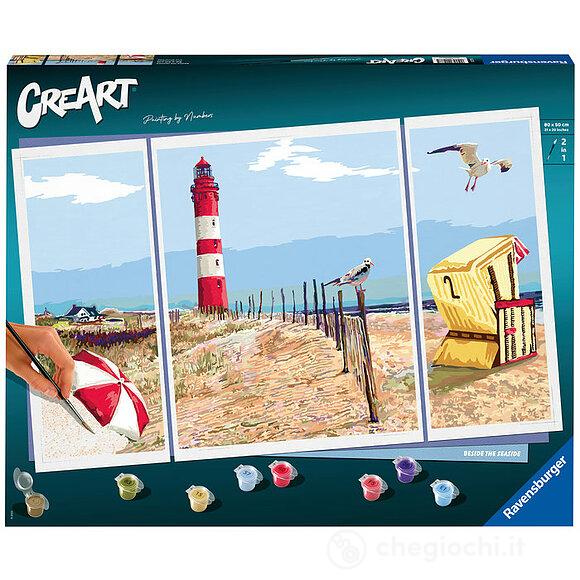 CreArt Serie Premium Trittico - Spiaggia del nord (20277)