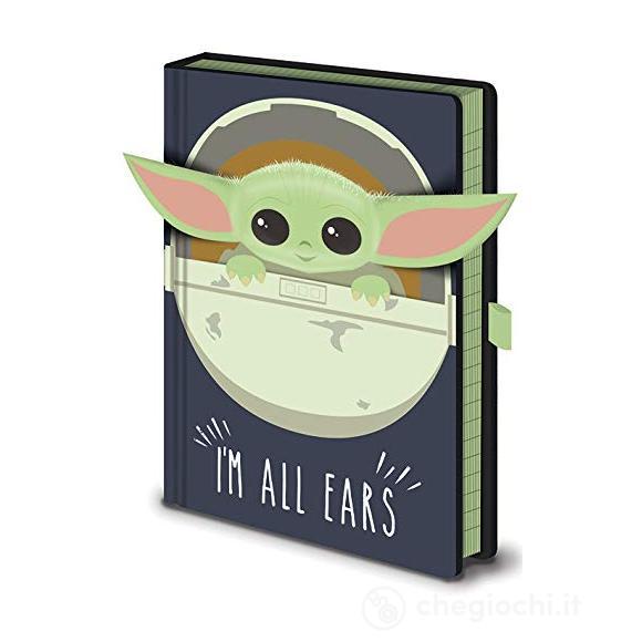 Star Wars: The Mandalorian - I'M All Ears Cribs Premium A5 Notebook Quaderno