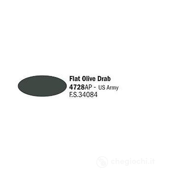 Boccetta colore 20 ml Flat Olive Drab Us Army