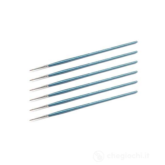 0/5 Synthetic Round Brush With Brown Tip