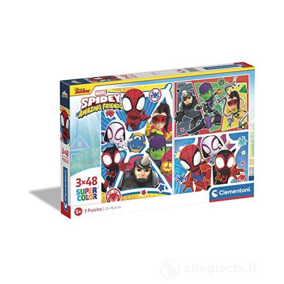 Spidey and friends Puzzle 3 x 48 pezzi (25282)