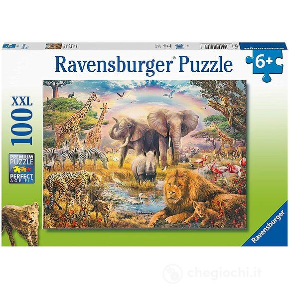La savana africana - Puzzle 100 pezzi XXL (13284)