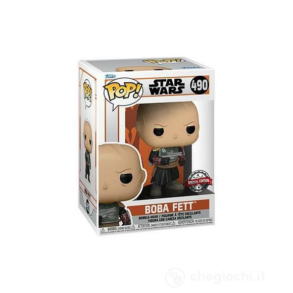 Star Wars - The Mandalorian - Pop Funko Vinyl Figure 490 Boba Feet 9cm
