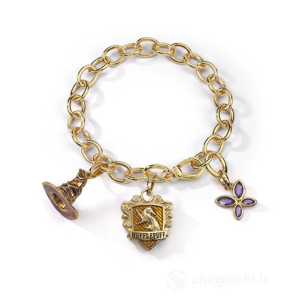 Hp Lumos Hufflepuff Charm Bracelet 7714