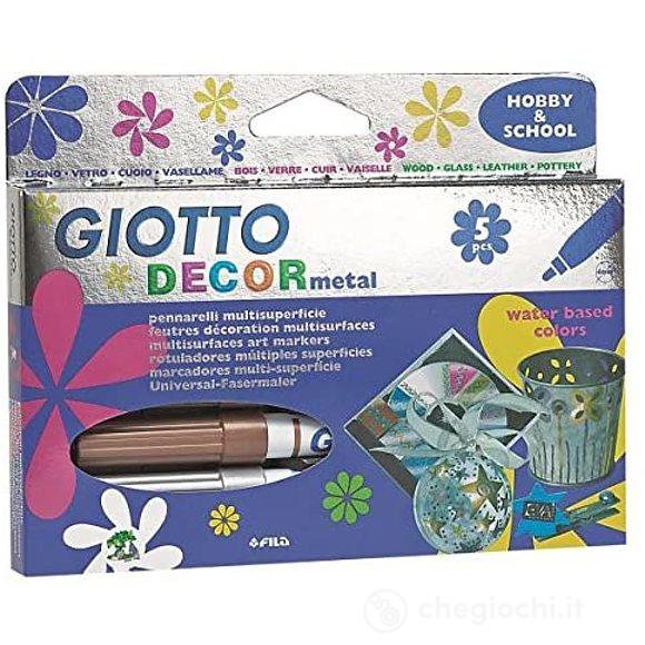 5 Giotto Decor Colori Metallizzati