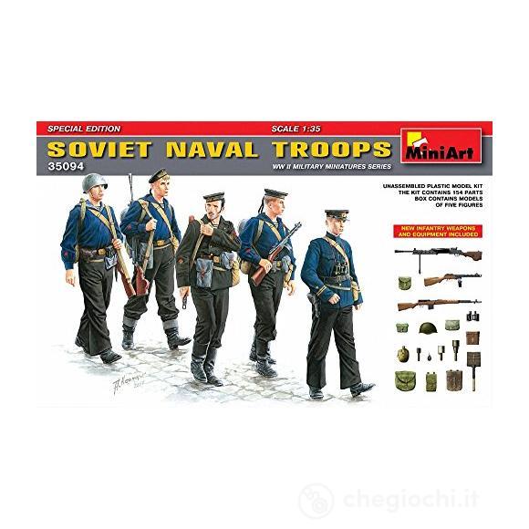Soviet Naval Troops. Special Edition Include 5 Figure + Armi
