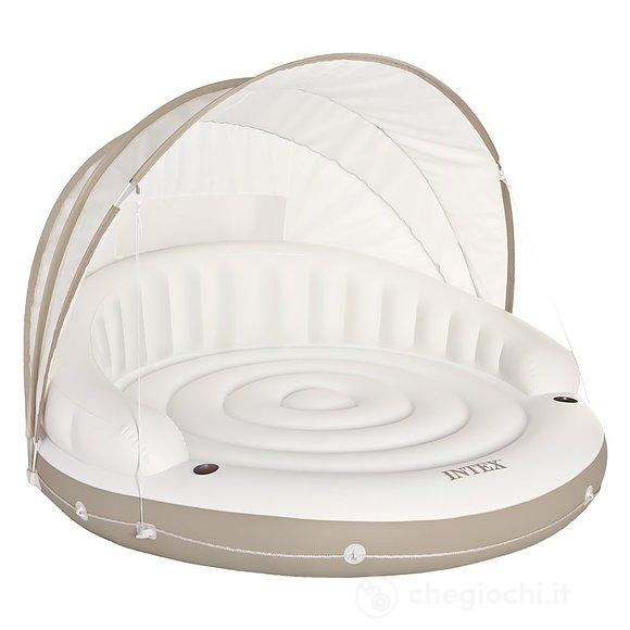 Isola Galleggiante piscina con parasole 199x150 cm (58292)