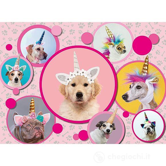 Cagnolini unicorno - Puzzle 300 pezzi XXL (13297)