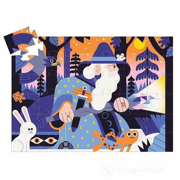 The magician and the crystal scepter - Puzzle - Silhouette puzzles (DJ07299)