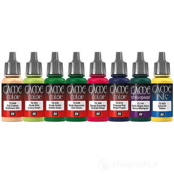 8 Colori acrilici 17 ml Orchi e Goblin Box Set 72304