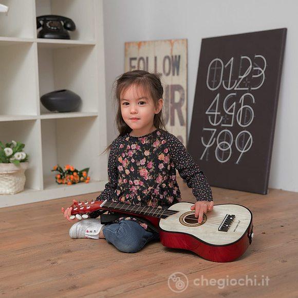 Chitarra naturale legno 65cm (10304)