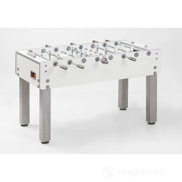 Calcio Balilla G-500 Pure White H2o Con Aste Rientranti 
