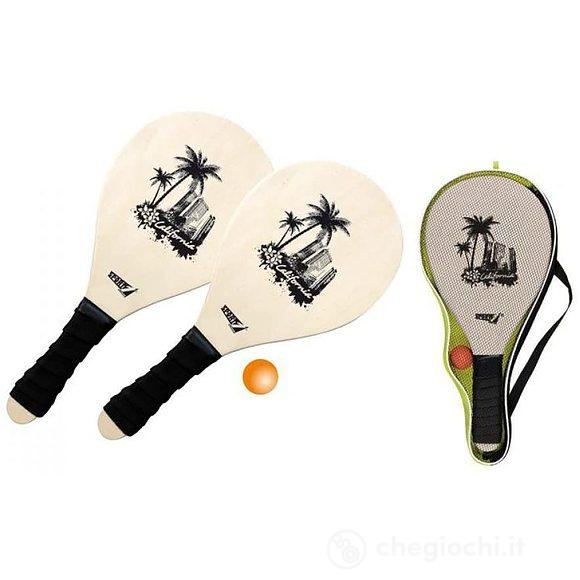 Racchettoni Beach set california in custodia con pallina (704100006)