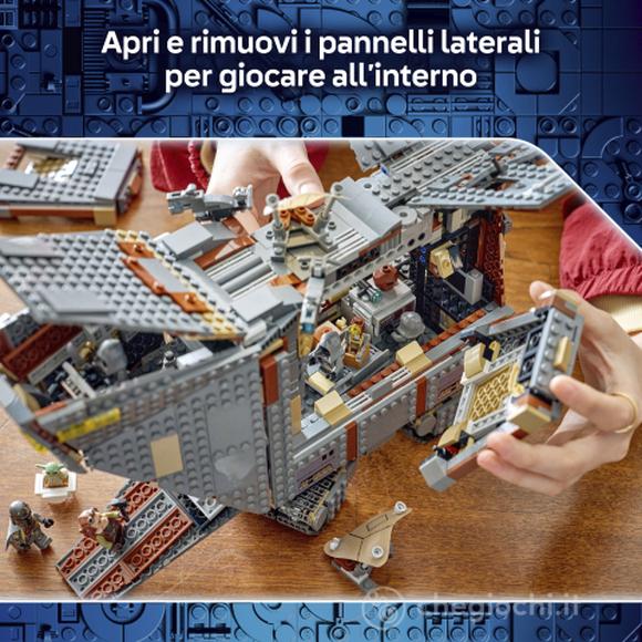 LEGO Star Wars 75453 Sandcrawler e Mudhorn Offworld, Kit con Figura di Grogu e 5 Minifigure, Regalo di Compleanno Ragazzi 14+