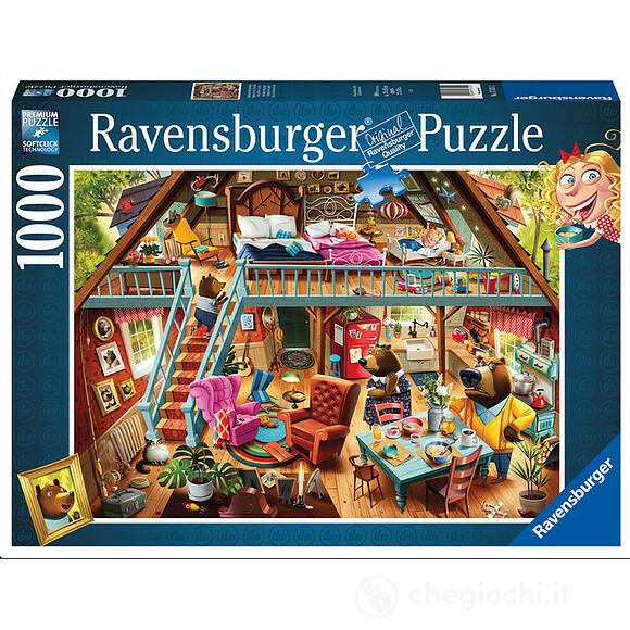Riccioli d'oro e i tre orsi Puzzle 1000 pz - Illustrati (17311)