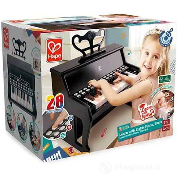 Piano Impara con le luci - nero (E0627)
