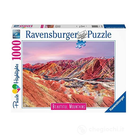 Puzzle 1000 pz - Highlights Montagne Arcobaleno, Cina