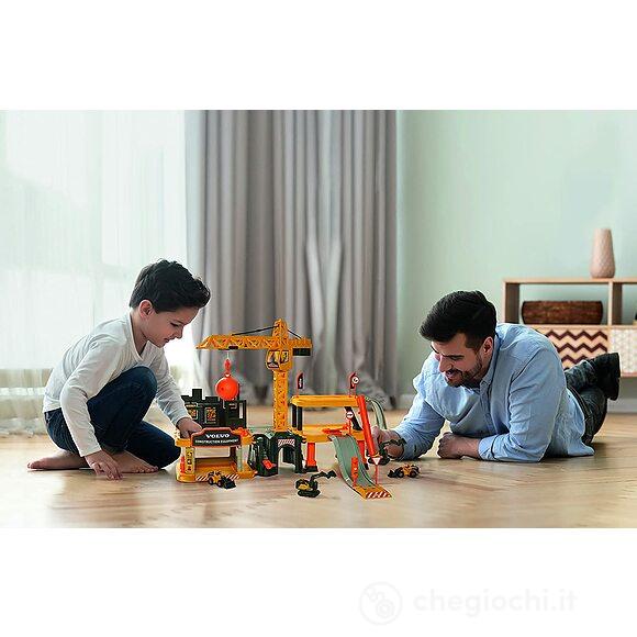 Majorette Volvo Construction Creatix Playset con 5 veicoli (212050032)