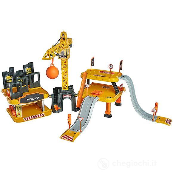 Majorette Volvo Construction Creatix Playset con 5 veicoli (212050032)