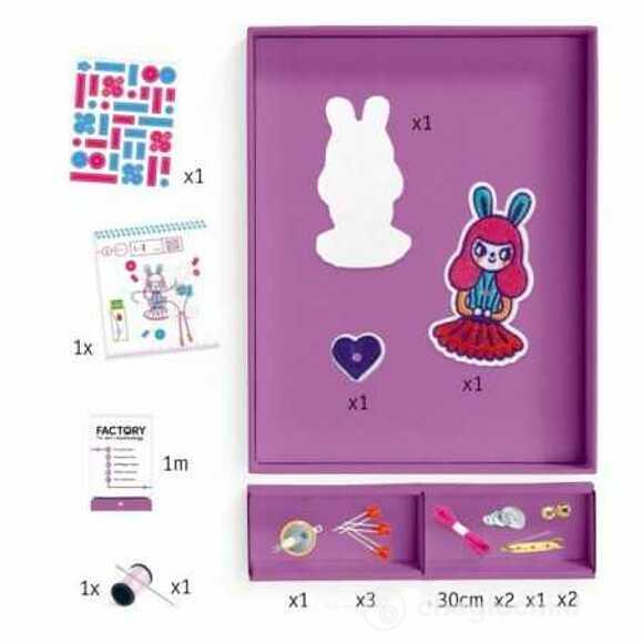 Brooch - Bunny girl - Factory - Light up jewellery (DJ09320)