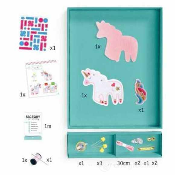Brooch - Dolce unicorno - Factory - Light up jewellery (DJ09321)