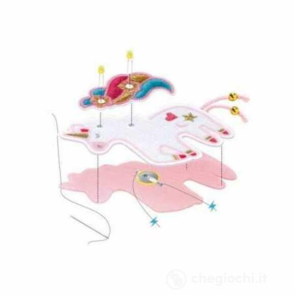 Brooch - Dolce unicorno - Factory - Light up jewellery (DJ09321)