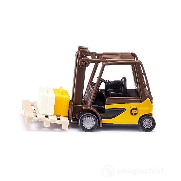 Veicoli Set logistica UPS: Camion Furgone Muletto (6324)