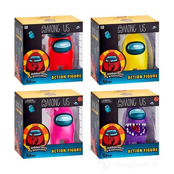 Among Us Action Figures con accessori (assortito, 1 pz)