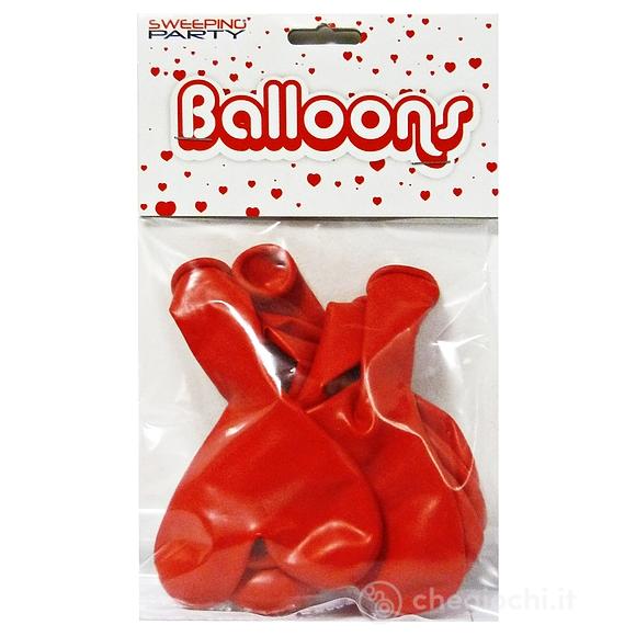 Palloncini Cuore 12 Rosso 8pz