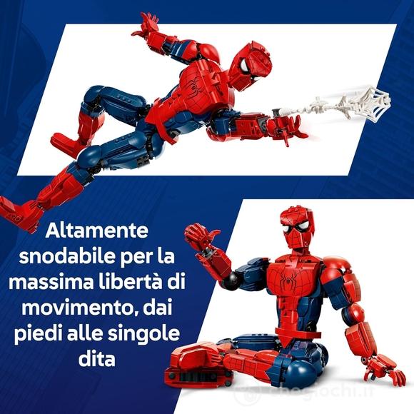 LEGO | Marvel 76346 Personaggio di Spider-Man, Action Figure Giocattolo con Minifigure da Collezione, Regalo per Bambini 12+