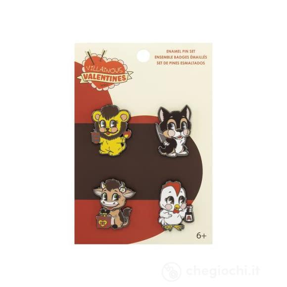Funko Villainous Valentines: - Pin Set