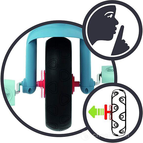 Triciclo Be Move Azzurro con ruote silenziose (7600740331)