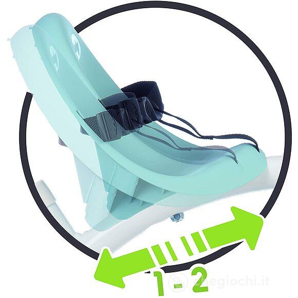Triciclo Be Move Azzurro con ruote silenziose (7600740331)