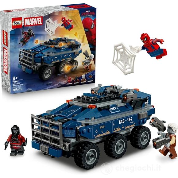 LEGO | Marvel 76349 Spider-Man: Inseguimento del Trasportatore di Detenuti, Macchina Giocattolo, 4 Minifigure, Regalo 8+ Anni
