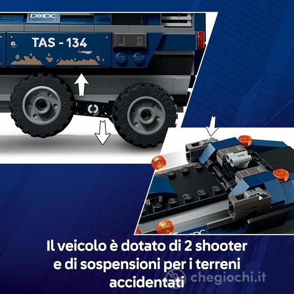 LEGO | Marvel 76349 Spider-Man: Inseguimento del Trasportatore di Detenuti, Macchina Giocattolo, 4 Minifigure, Regalo 8+ Anni
